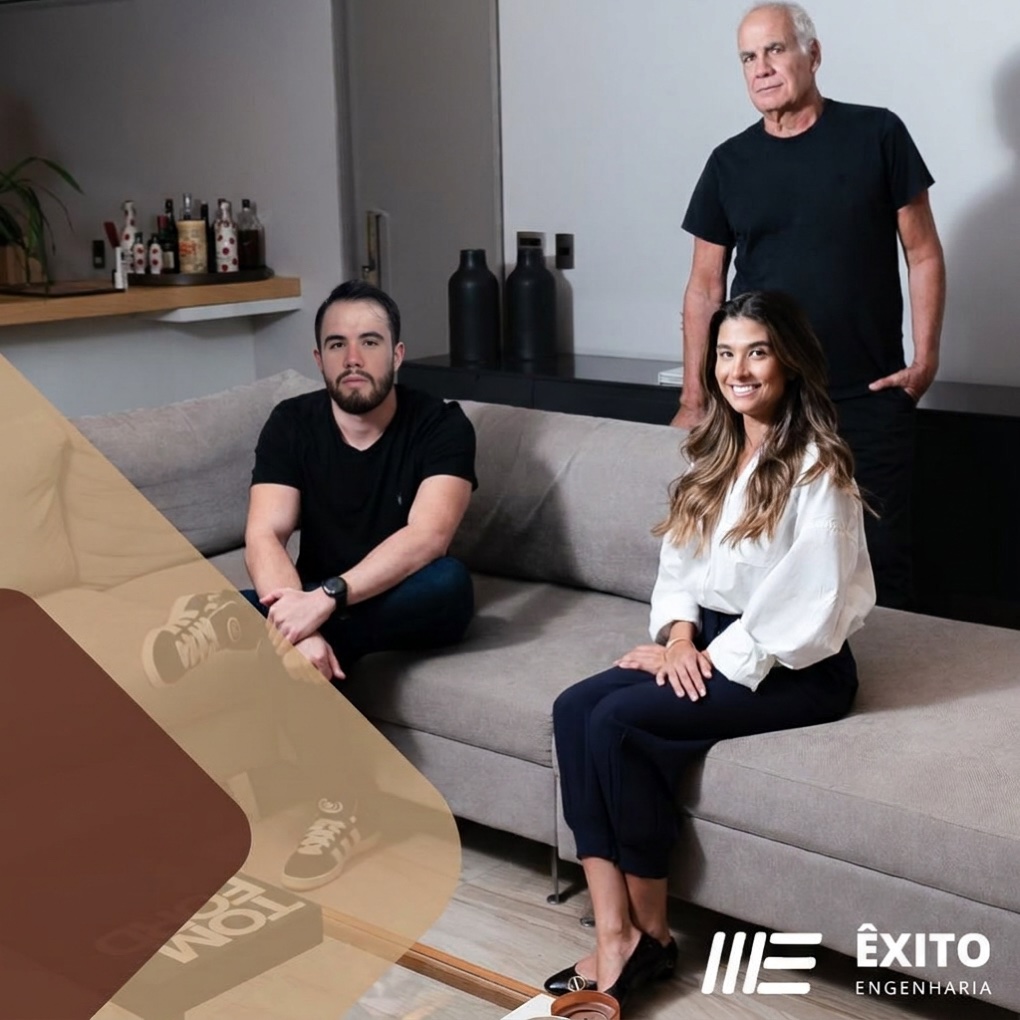 Sócios e equipe da Êxito Engenharia